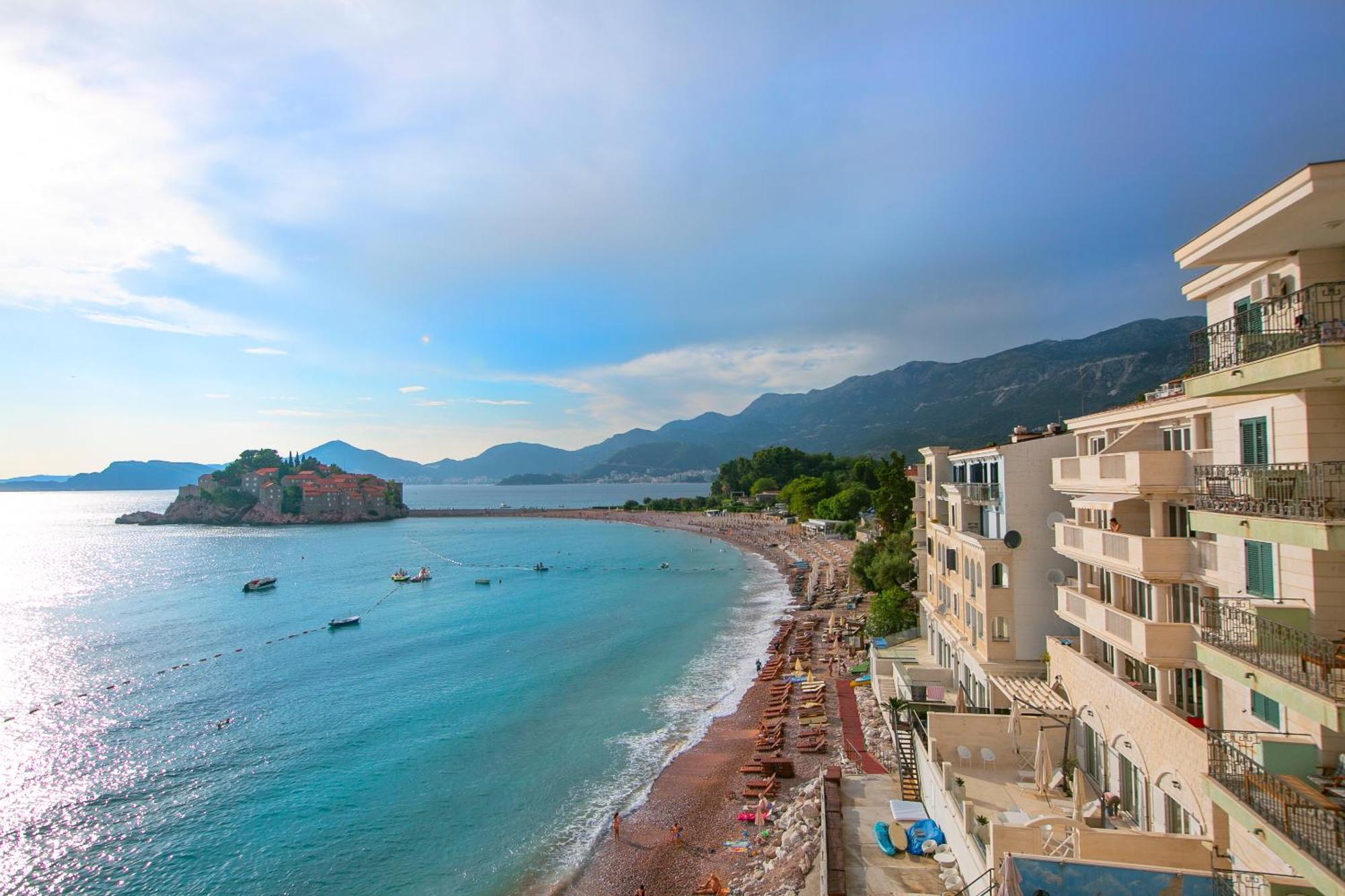 Montesan Luxury Apartment Beach Front Ilha Ilha Sveti Stefan Exterior foto