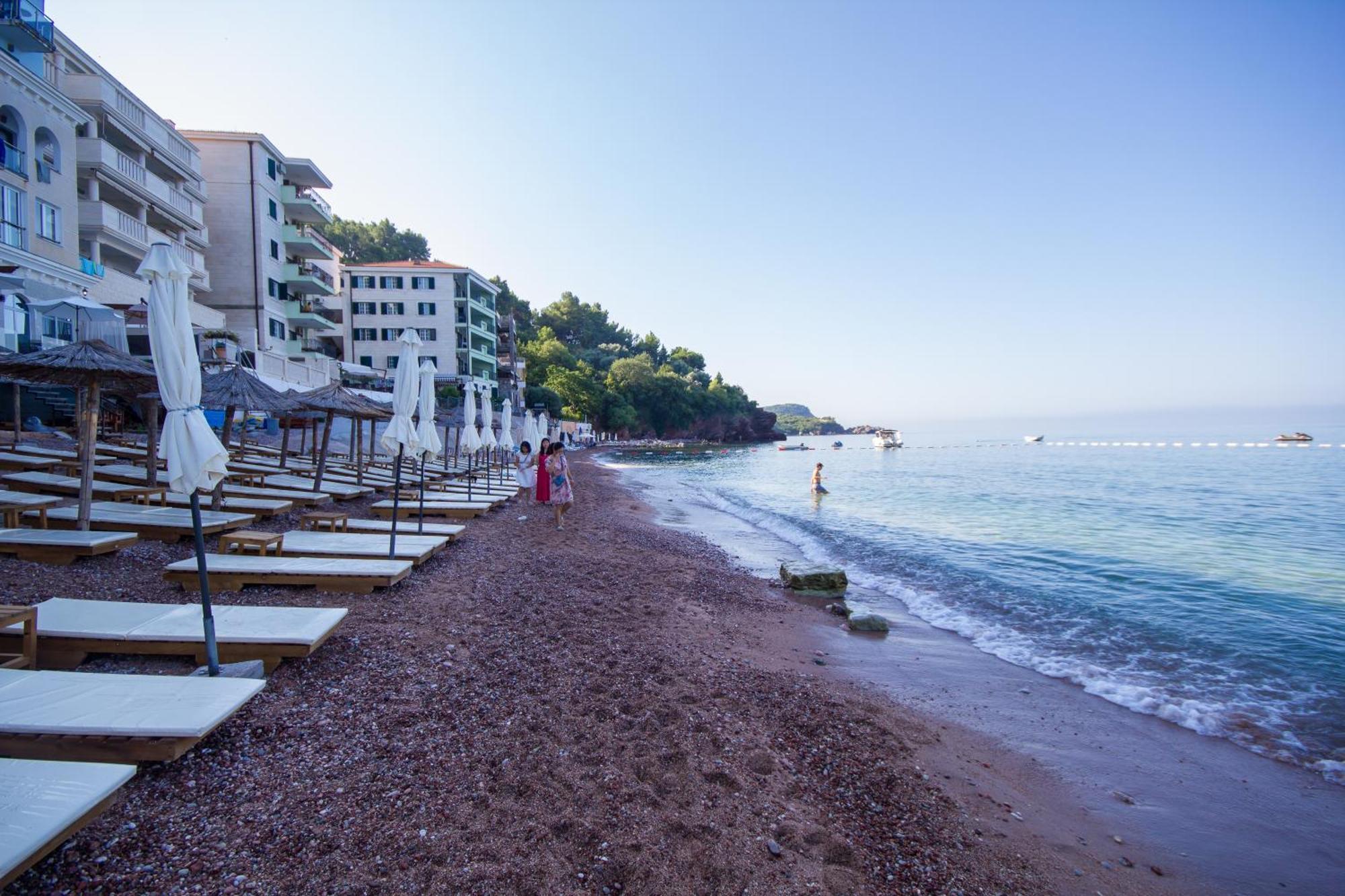Montesan Luxury Apartment Beach Front Ilha Ilha Sveti Stefan Exterior foto