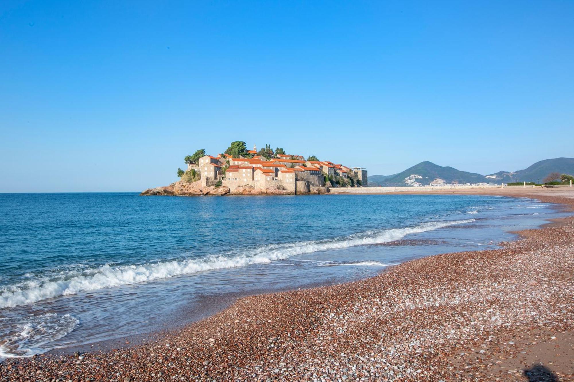 Montesan Luxury Apartment Beach Front Ilha Ilha Sveti Stefan Exterior foto